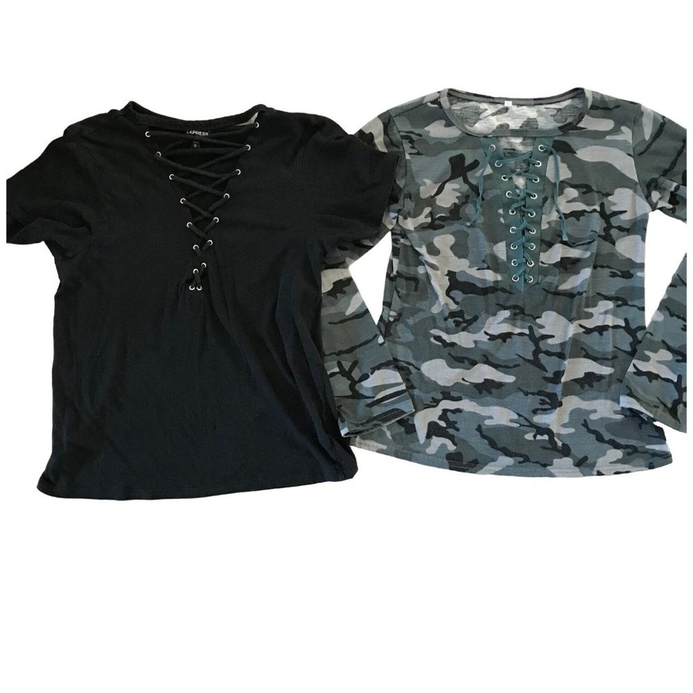 Lace-Up Top Bundle Size XS/S